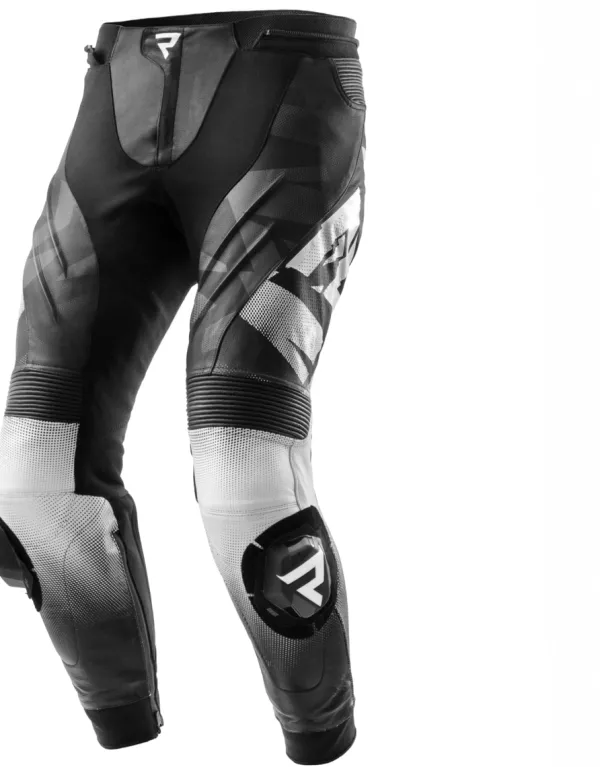 Rebelhorn Inferno Motorbroek Black/White> Motorbroeken