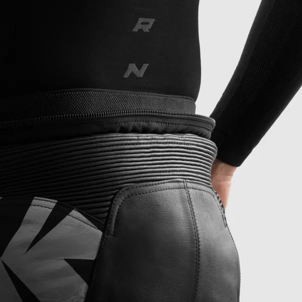 Rebelhorn Inferno Motorbroek Black/White> Motorbroeken