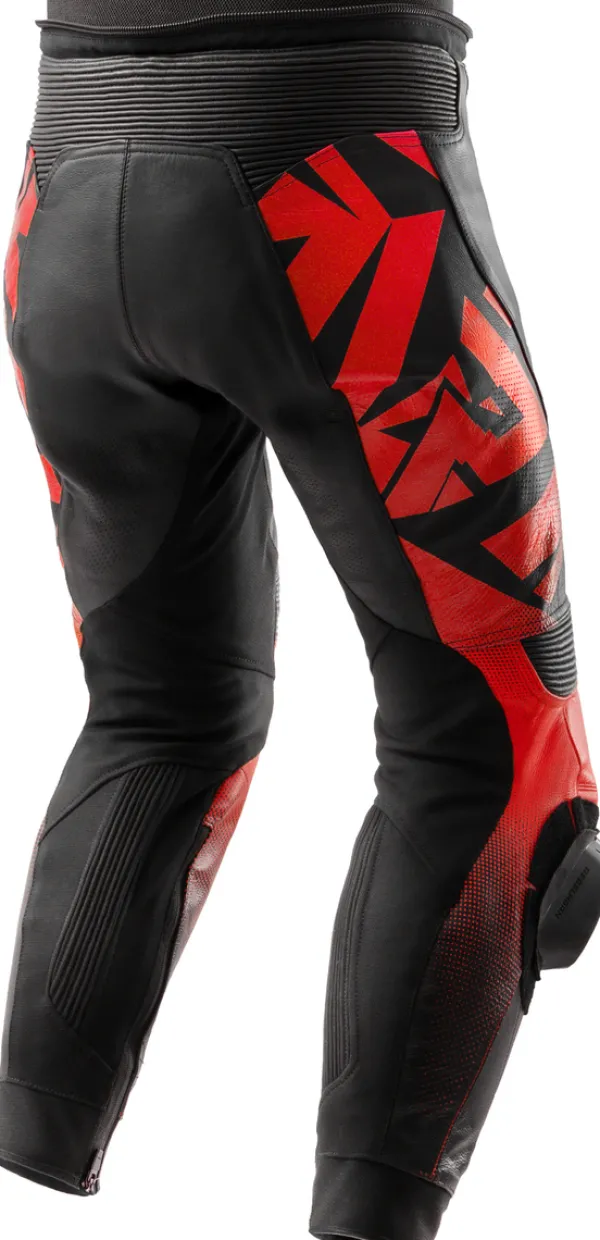Rebelhorn Inferno Motorbroek Black/Fluo Red> Motorbroeken