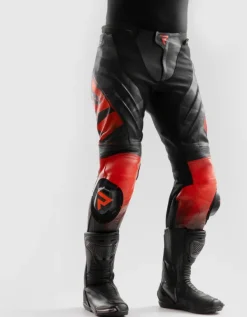 Rebelhorn Inferno Motorbroek Black/Fluo Red><noscript><img width=