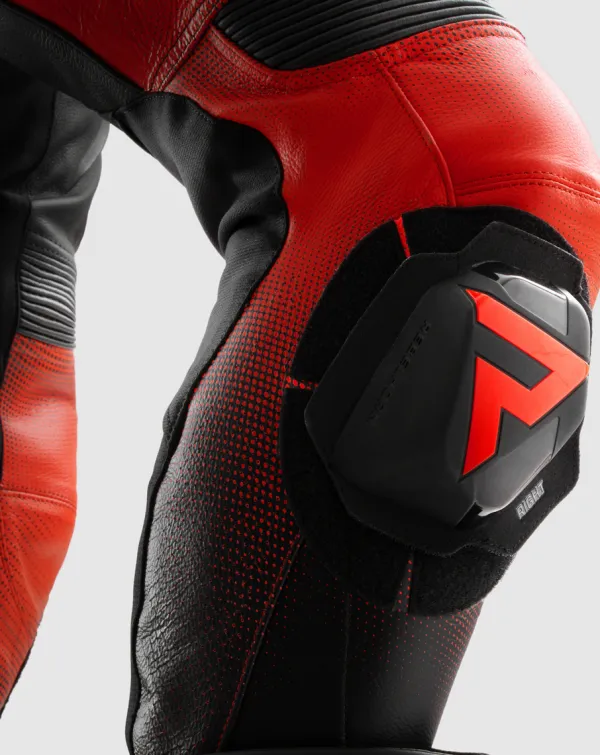 Rebelhorn Inferno Motorbroek Black/Fluo Red> Motorbroeken