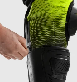 Rebelhorn Inferno Motorbroek Black/White/Fluo Yellow> Motorbroeken