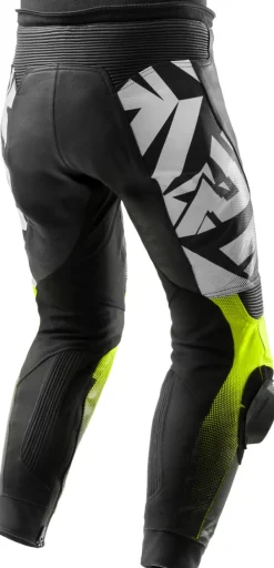 Rebelhorn Inferno Motorbroek Black/White/Fluo Yellow><noscript><img width=