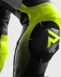 Rebelhorn Inferno Motorbroek Black/White/Fluo Yellow><noscript><img width=