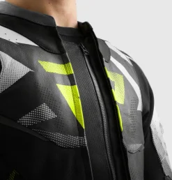 Rebelhorn Inferno Motorjas Black/Fluo Yellow><noscript><img width=