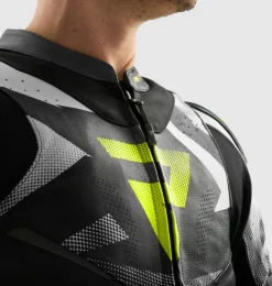 Rebelhorn Inferno Motorjas Black/Fluo Yellow><noscript><img width=
