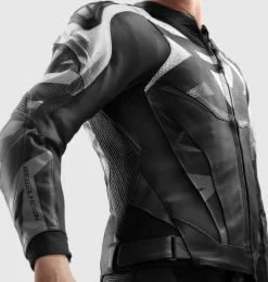 Rebelhorn Inferno Motorjas Black/White><noscript><img width=