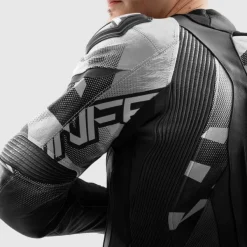 Rebelhorn Inferno Motorjas Black/White><noscript><img width=