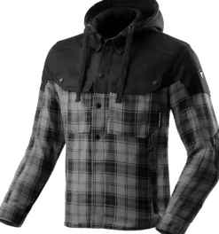 Rebelhorn Shifter Shirt Motorhoodie Black/Grey><noscript><img width=