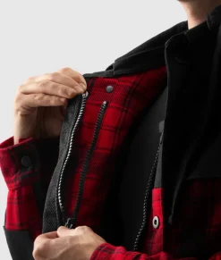 Rebelhorn Shifter Shirt Motorhoodie Black/Red><noscript><img width=
