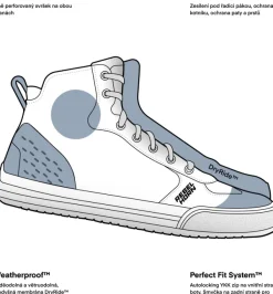 Rebelhorn Spike WP Shoes Black>Heren Heren Motorschoenen|Casual Motorschoenen