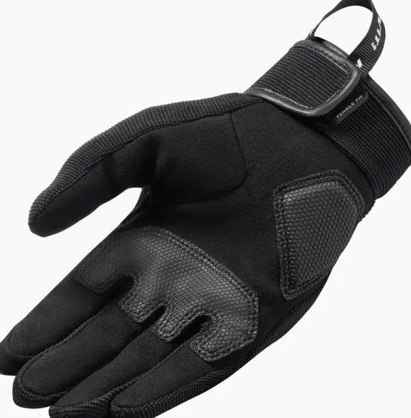 REV'IT Access Ladies Gloves Black/White> Motorhandschoenen
