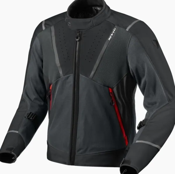 REV'IT Airwave 4 Motorjas Black/Anthracite> Motorjassen