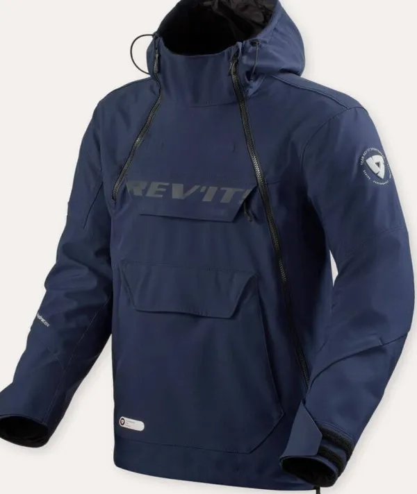 REV'IT Altair H2O Motorjas Blue/Blue> Motorjassen