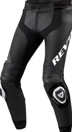REV'IT Apex Motorbroek Black/White> Motorbroeken