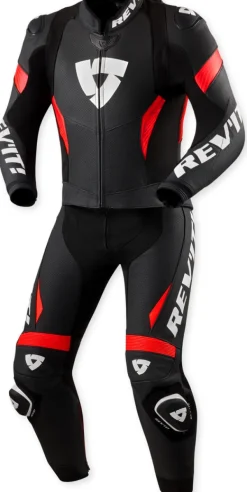 REV'IT Argon 3 Combi Black/Neon Red> Motorpakken