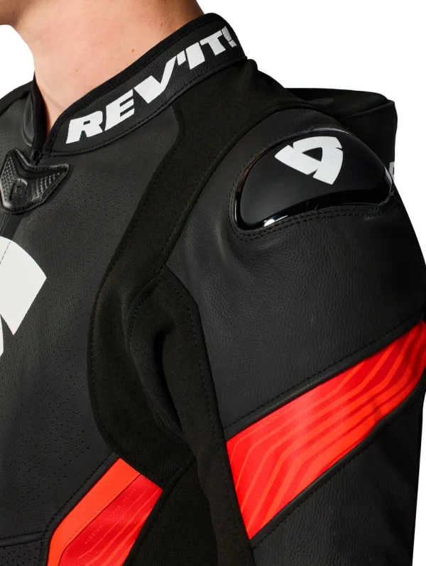 REV'IT Argon 3 Combi Black/Neon Red> Motorpakken