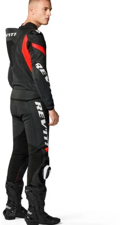 REV'IT Argon 3 Combi Black/Neon Red><noscript><img width=