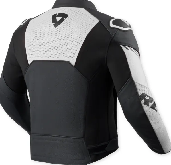 REV'IT Argon 3 Motorjas Black/White> Motorjassen