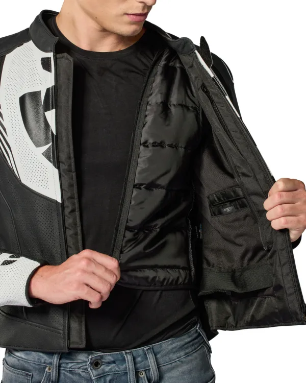 REV'IT Argon 3 Motorjas Black/White> Motorjassen