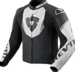 REV'IT Argon 3 Motorjas Black/White><noscript><img width=