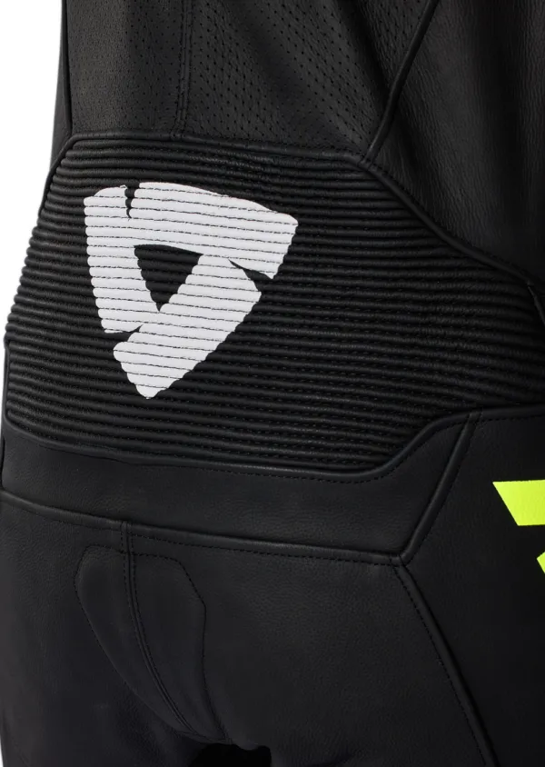 REV'IT Argon 3 One Piece Black/Neon Yellow> Motorpakken