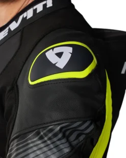 REV'IT Argon 3 One Piece Black/Neon Yellow><noscript><img width=