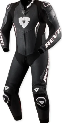 REV'IT Argon 3 One Piece Black/White> Motorpakken