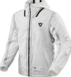 REV'IT Barrier 2 H2O Rainjacket White> Regenkleding