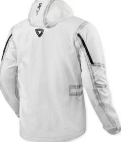 REV'IT Barrier 2 H2O Rainjacket White> Regenkleding