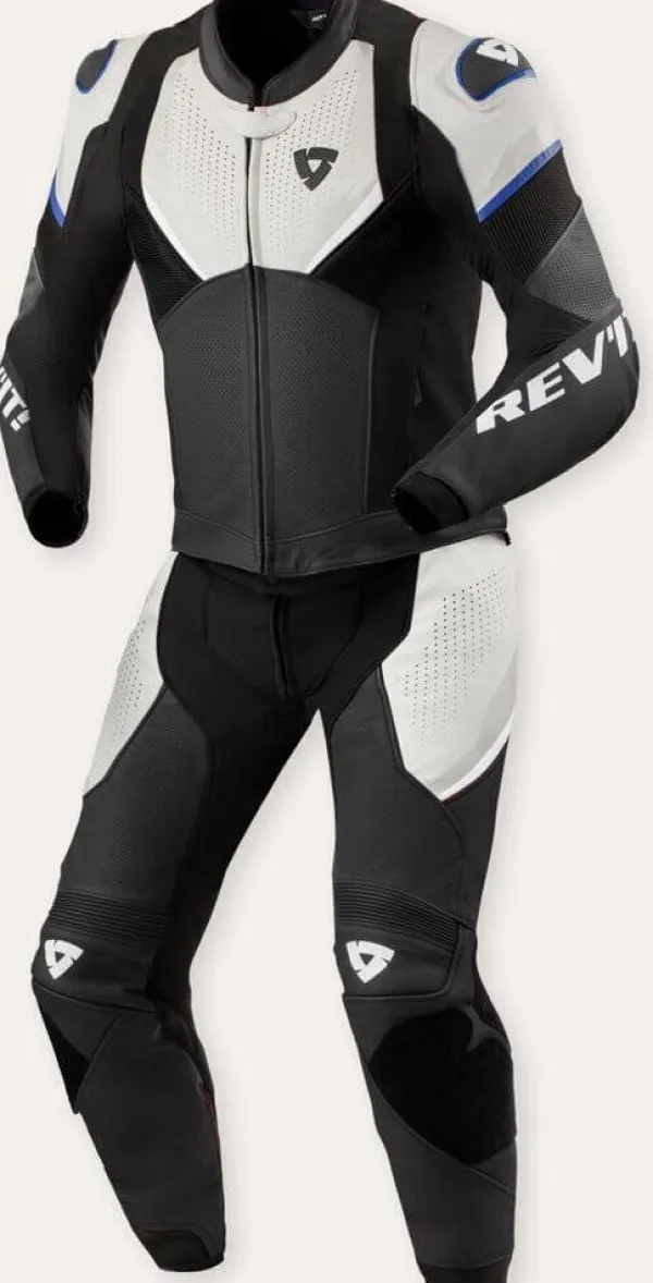 REV'IT Beta 2 Combi Black/Light Grey> Motorpakken