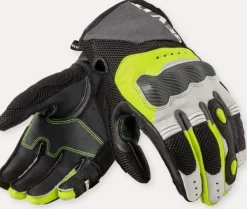 REV'IT Blaze Gloves Light Grey/Neon Yellow> Motorhandschoenen