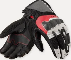REV'IT Blaze Gloves White/Red> Motorhandschoenen