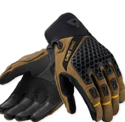 REV'IT Caliber 2 Gloves Black/Brown> Motorhandschoenen