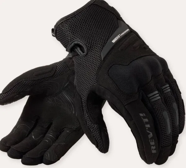 REV'IT Cavern Gloves Black> Motorhandschoenen