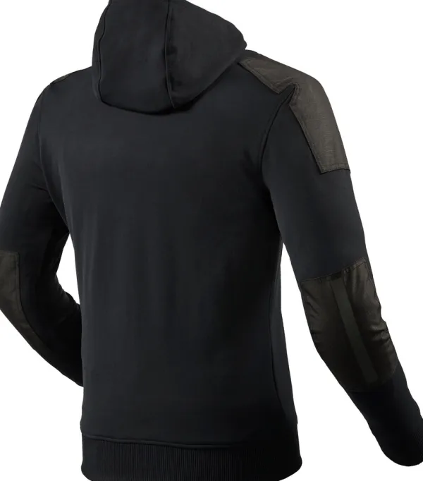 REV'IT Cedar Hoody Motorhoodie Black> Motorhoodies