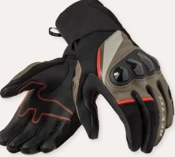 REV'IT Combustion Gloves Black/Brown> Motorhandschoenen