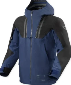 REV'IT Component 3 H2O Motorjas Black/Dark Blue><noscript><img width=