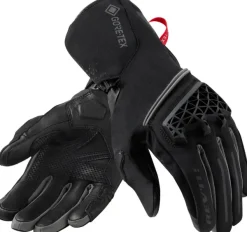 REV'IT Contrast GTX Gloves Black/Grey> Motorhandschoenen