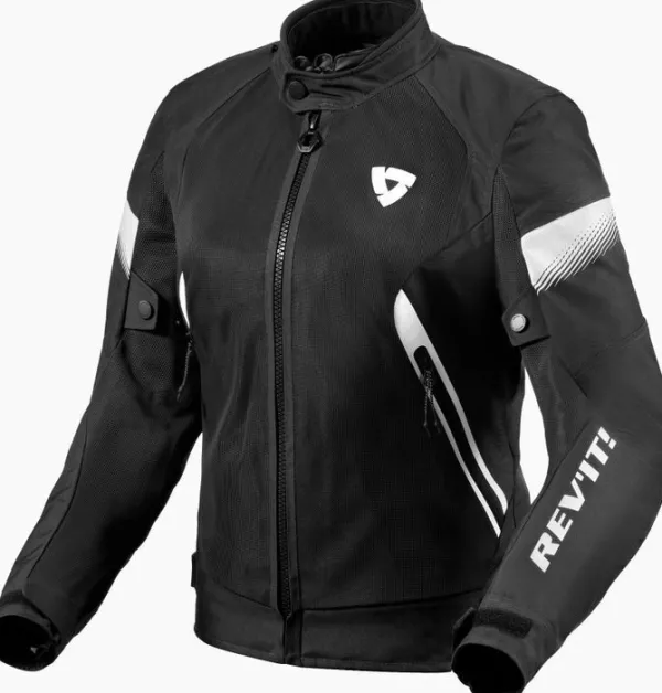 REV'IT Control Air H2O Ladies Motorjas Black/White> Motorjassen