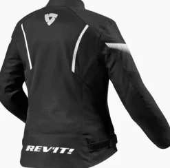 REV'IT Control Air H2O Ladies Motorjas Black/White><noscript><img width=