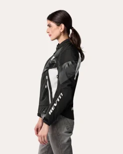 REV'IT Control Air H2O Ladies Motorjas Black/White><noscript><img width=