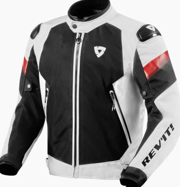 REV'IT Control Air H2O Motorjas White/Black> Motorjassen