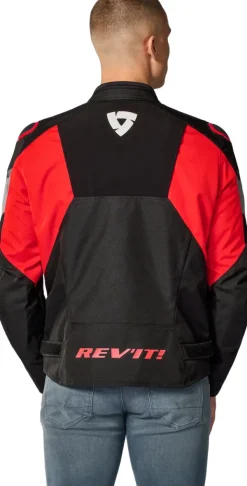 REV'IT Control H2O Motorjas Black/Red><noscript><img width=