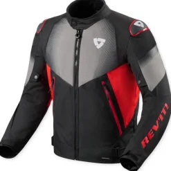 REV'IT Control H2O Motorjas Black/Red><noscript><img width=