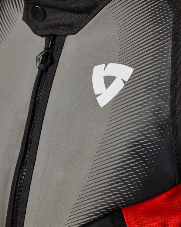 REV'IT Control H2O Motorjas Black/Red> Motorjassen