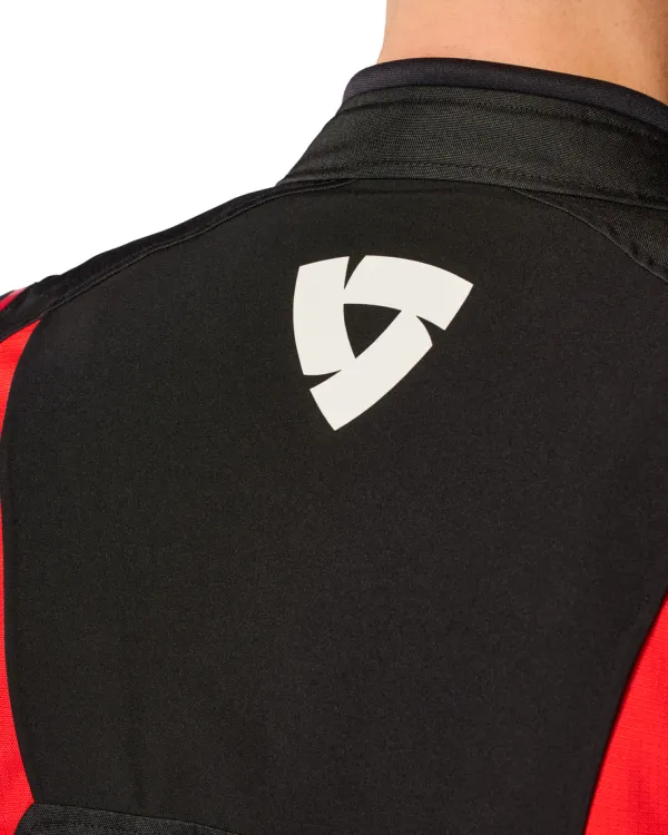 REV'IT Control H2O Motorjas Black/Red> Motorjassen