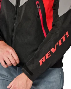 REV'IT Control H2O Motorjas Black/Red><noscript><img width=