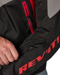 REV'IT Control H2O Motorjas Black/Red><noscript><img width=