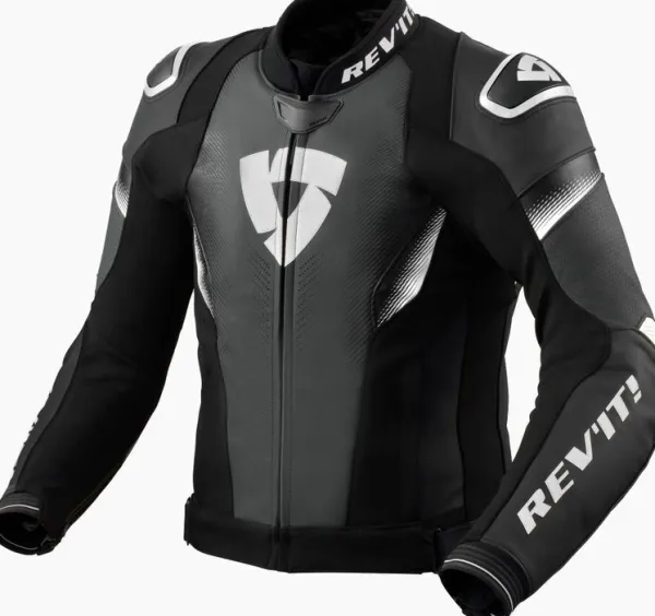 REV'IT Control Motorjas Black/White> Motorjassen